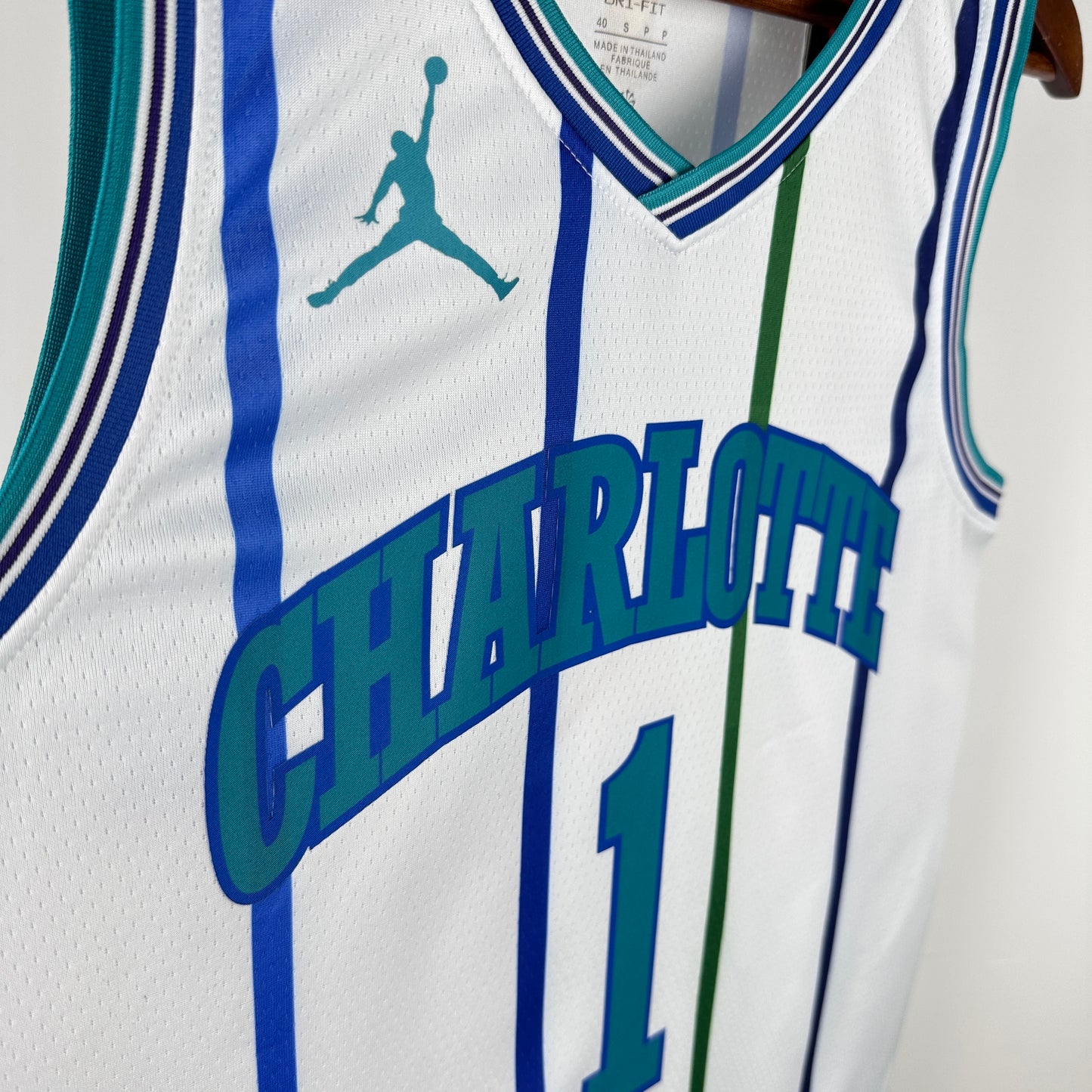 19 season Hornets retro white