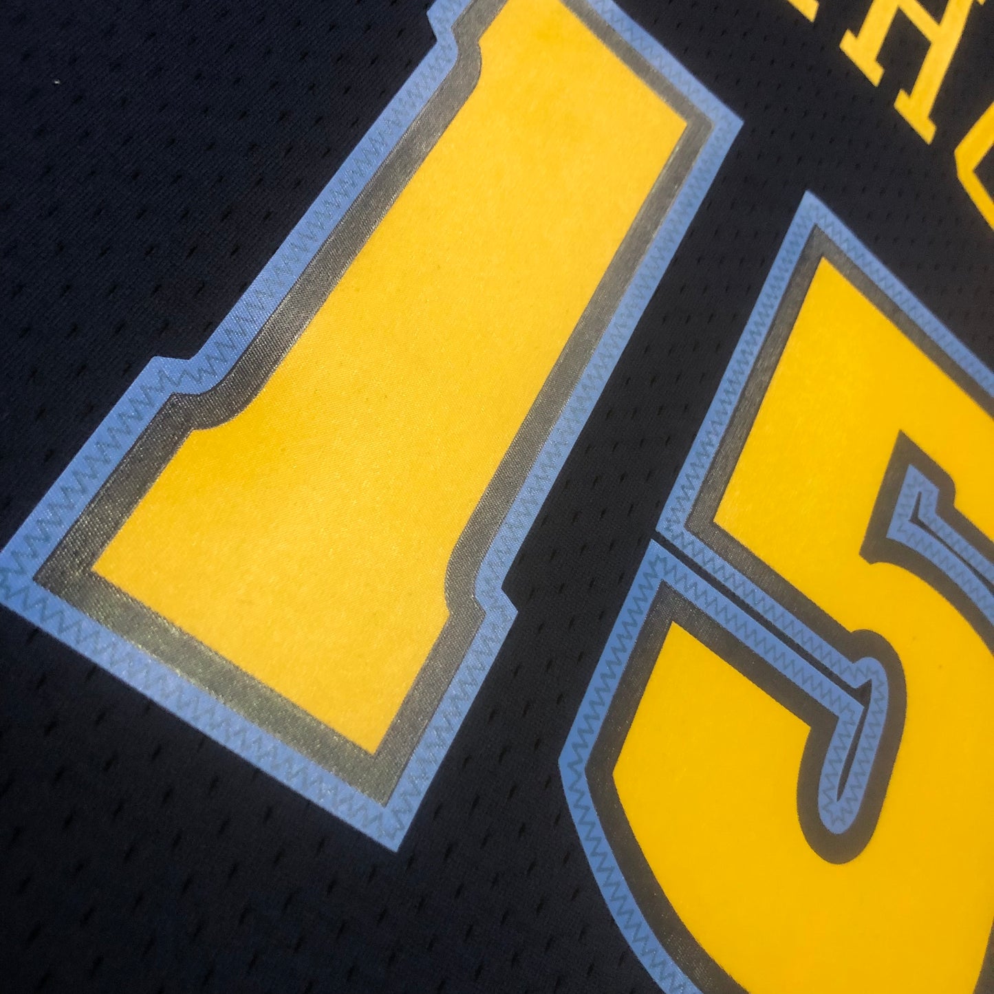 07 season MN Hot Pressed Retro Jersey: SW Nuggets Navy Blue