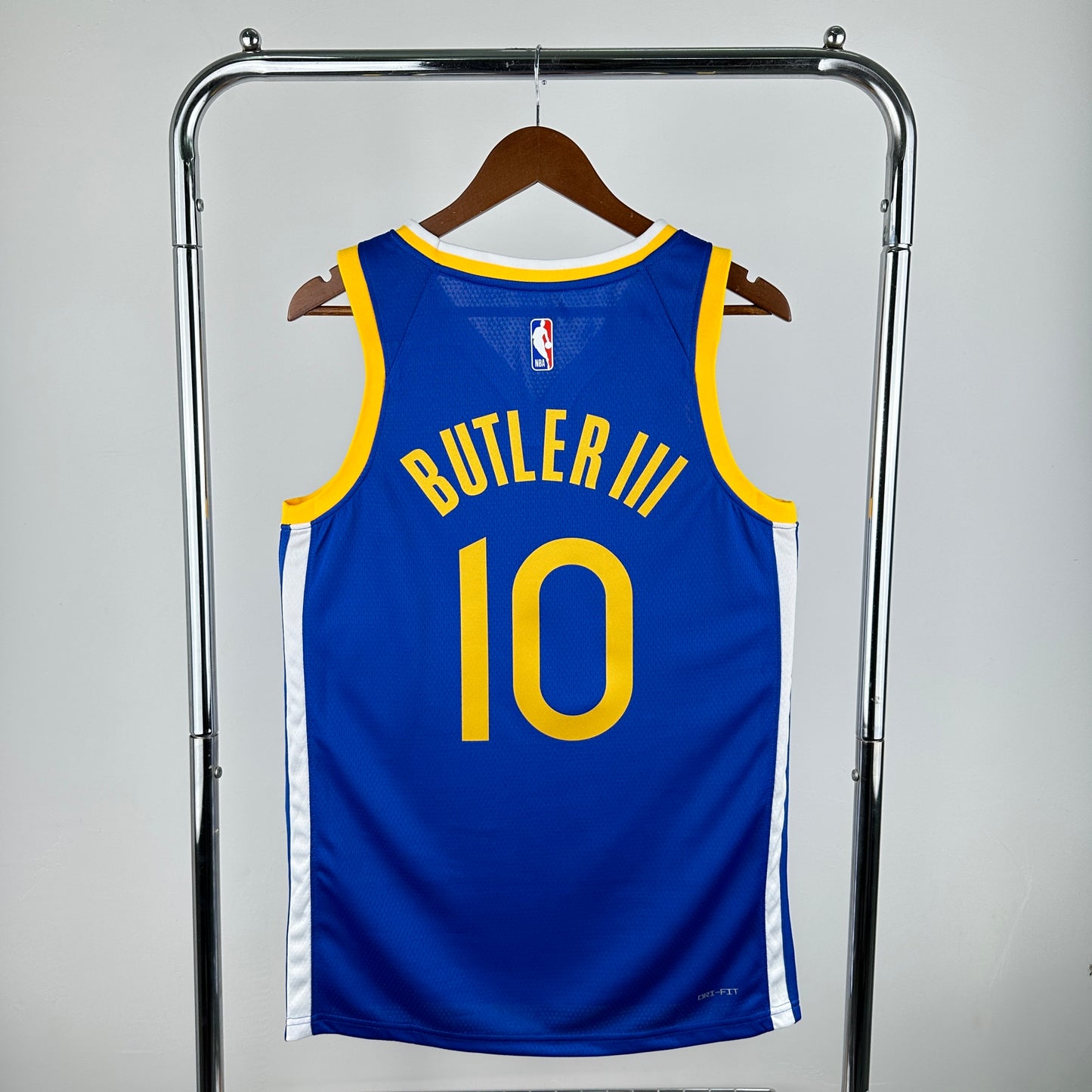 23 season Warriors V-neck Blue