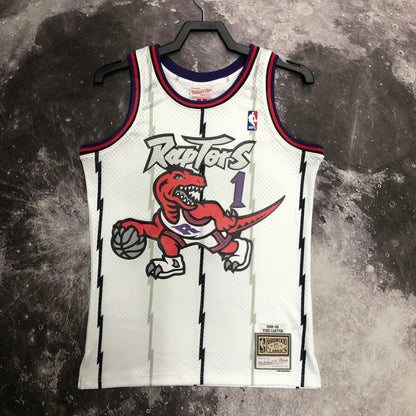 99 season MN hot-pressed vintage jersey: SW Raptors' white