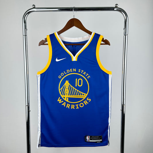 23 season Warriors V-neck Blue