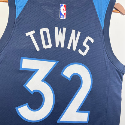 23 Season Timberwolves Away Navy