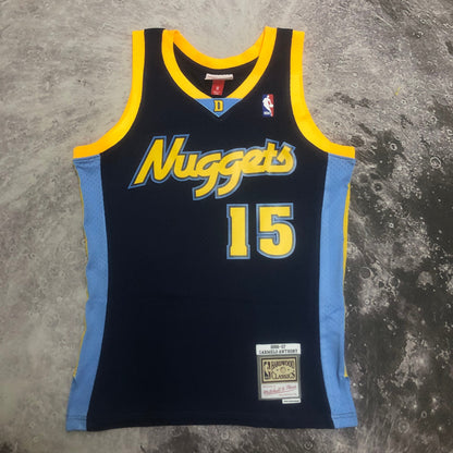 07 season MN Hot Pressed Retro Jersey: SW Nuggets Navy Blue