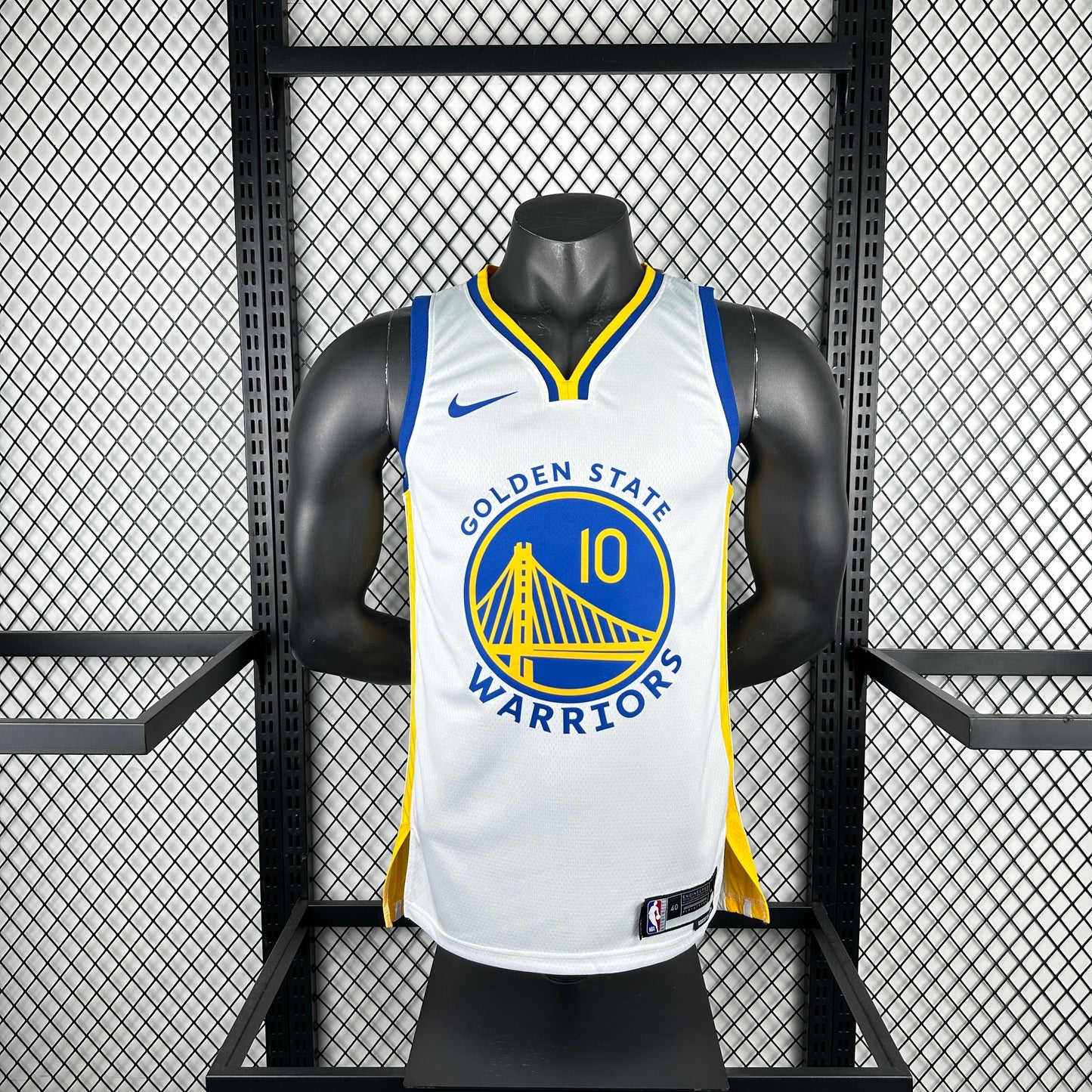 23 season Warriors V-neck White
