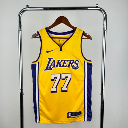 23 season Lakers V-neck Yellow