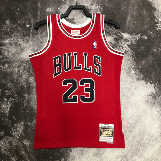98 season MN hot-pressed vintage jersey: SW Bulls' Red