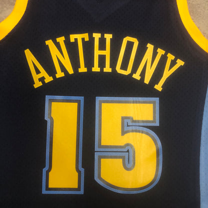 07 season MN Hot Pressed Retro Jersey: SW Nuggets Navy Blue