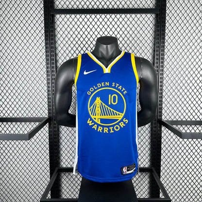 23 season Warriors V-neck Blue