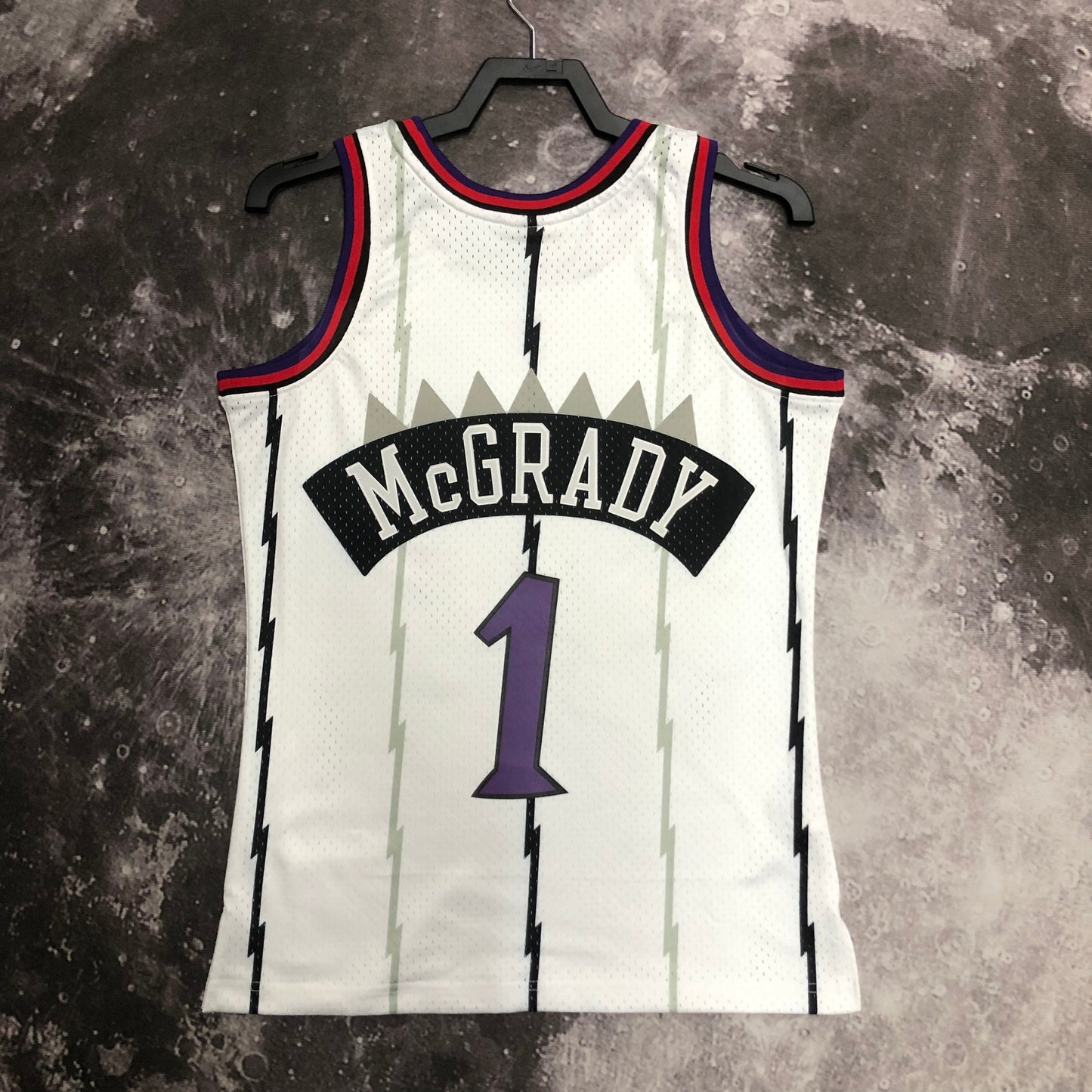 99 season MN hot-pressed vintage jersey: SW Raptors' white
