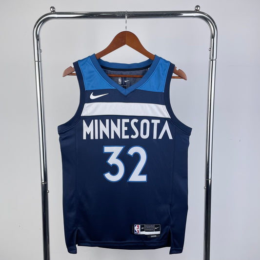 23 Season Timberwolves Away Navy