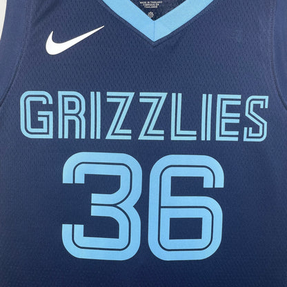 23 Season Grizzlies Away Navy