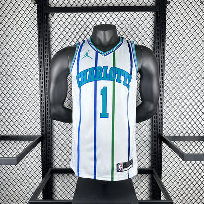 19 season Hornets retro white