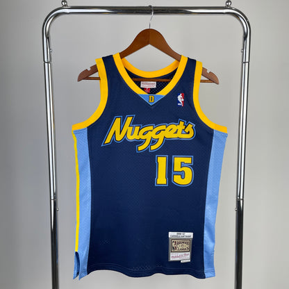 07 season MN Hot Pressed Retro Jersey: SW Nuggets Navy Blue