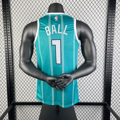 23rd season Charlotte Hornets away blue