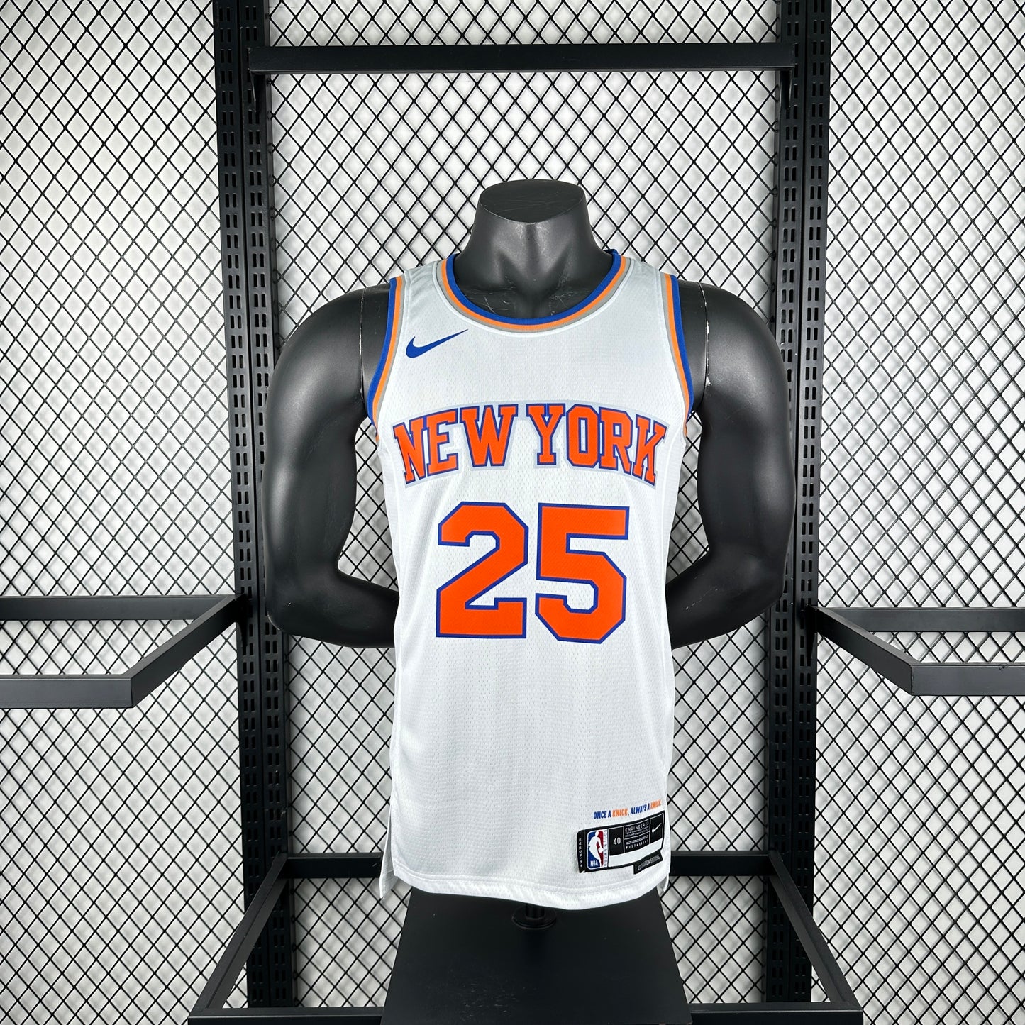 25th season Knicks White