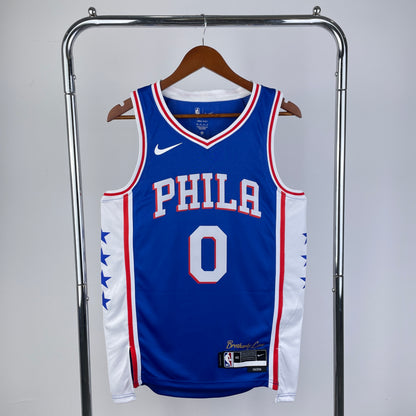 23 Season 76ers V-neck Blue