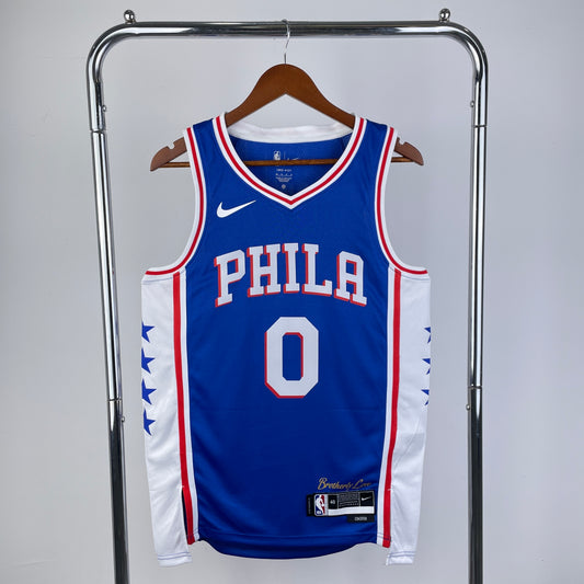 23 Season 76ers V-neck Blue
