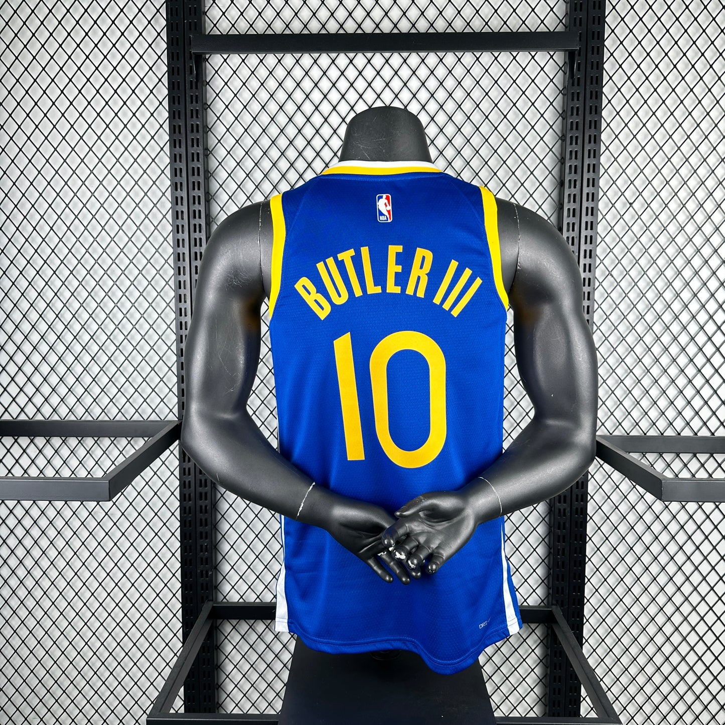 23 season Warriors V-neck Blue