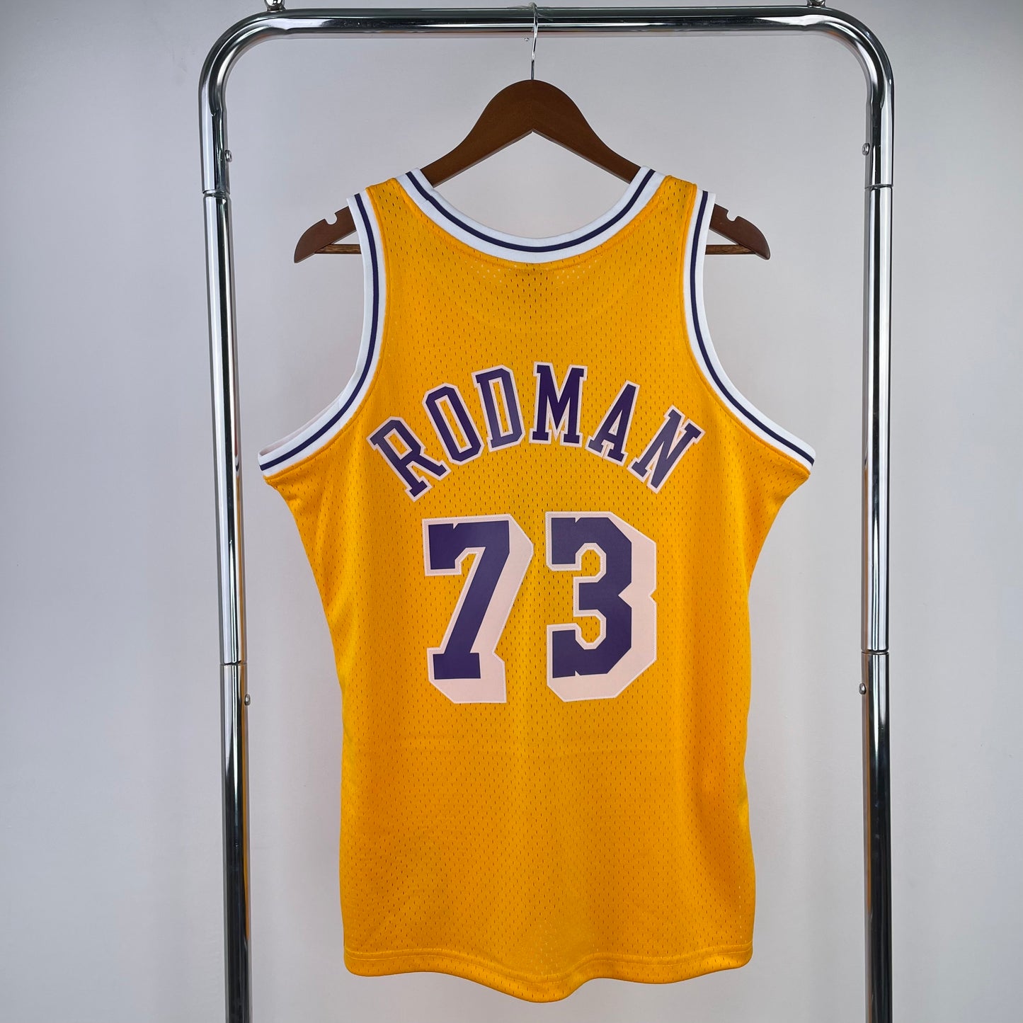 Season 99 MN Heat Pressed Vintage Jersey: SW Lakers Round Neck Yellow