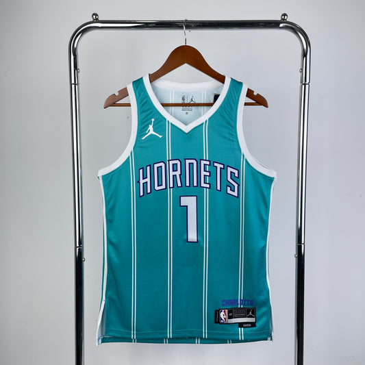 23rd season Charlotte Hornets away blue