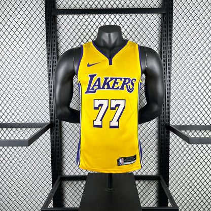 23 season Lakers V-neck Yellow