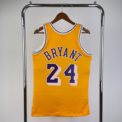 Season 08 MN Heat Pressed Vintage Jersey: SW Lakers Round Neck Yellow
