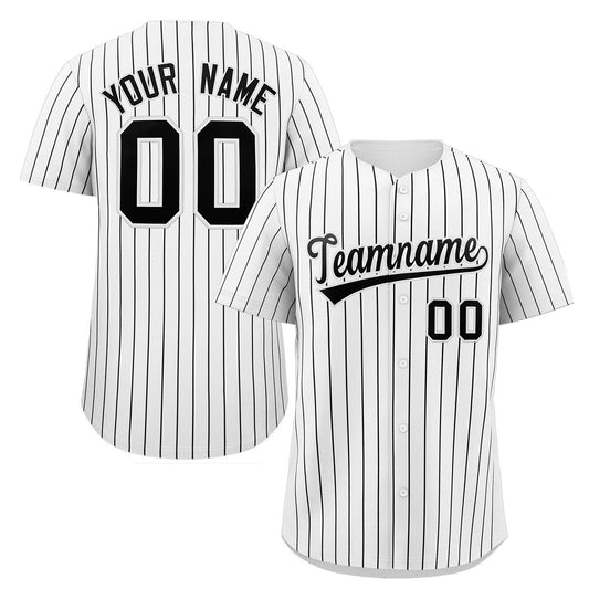 Custom Baseball Jersey Stitched Personalized Baseball Sports Uniform For Men Women Boy WHITE BLACK