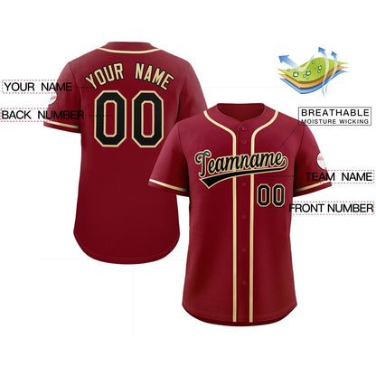 Custom Baseball Jersey Stitched Personalized Baseball Shirt Sports Uniform for Team