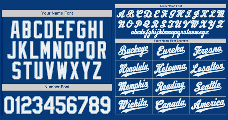 Custom Royal White-Light Blue Hook Classic Style Authentic Baseball Jersey 2