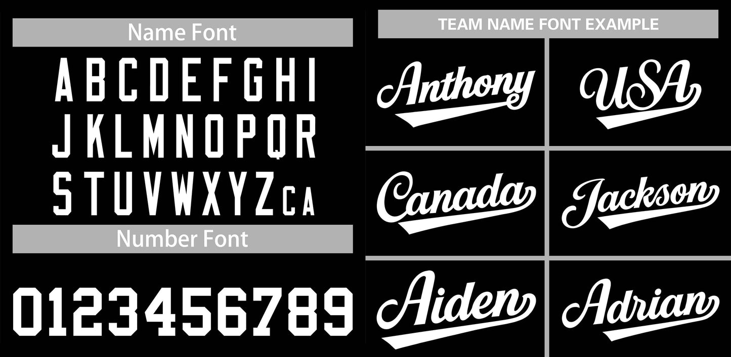 Custom Black White Classic Style Authentic Baseball Jersey 2