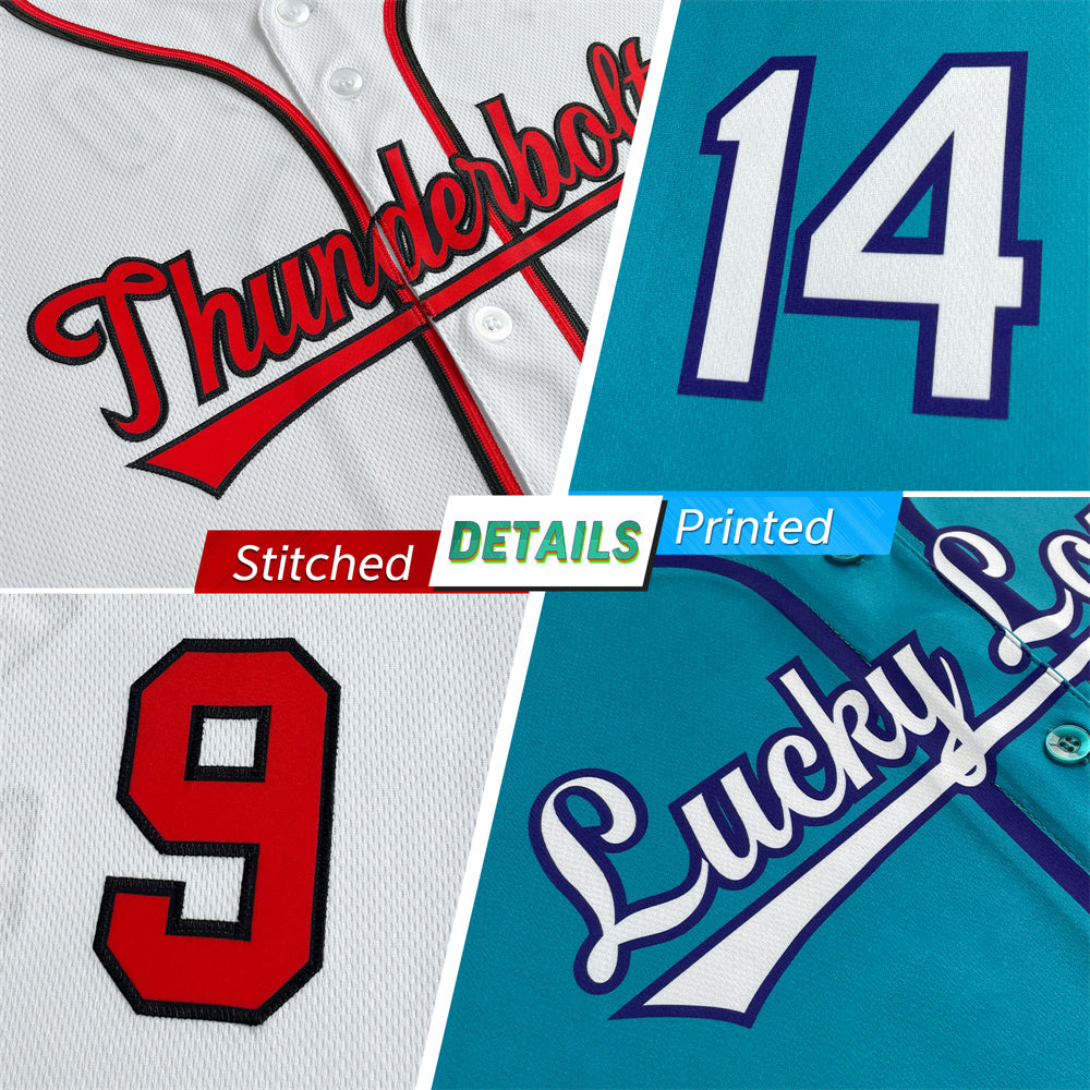 Custom Royal White-Light Blue Hook Classic Style Authentic Baseball Jersey 2