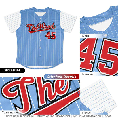 Custom White Red-Black Stripe Fashion Raglan Sleeves Authentic Baseball Jersey