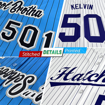 Custom Baseball Jersey Stitched Personalized Baseball Sports Uniform For Men Women Boy WHITE BLACK